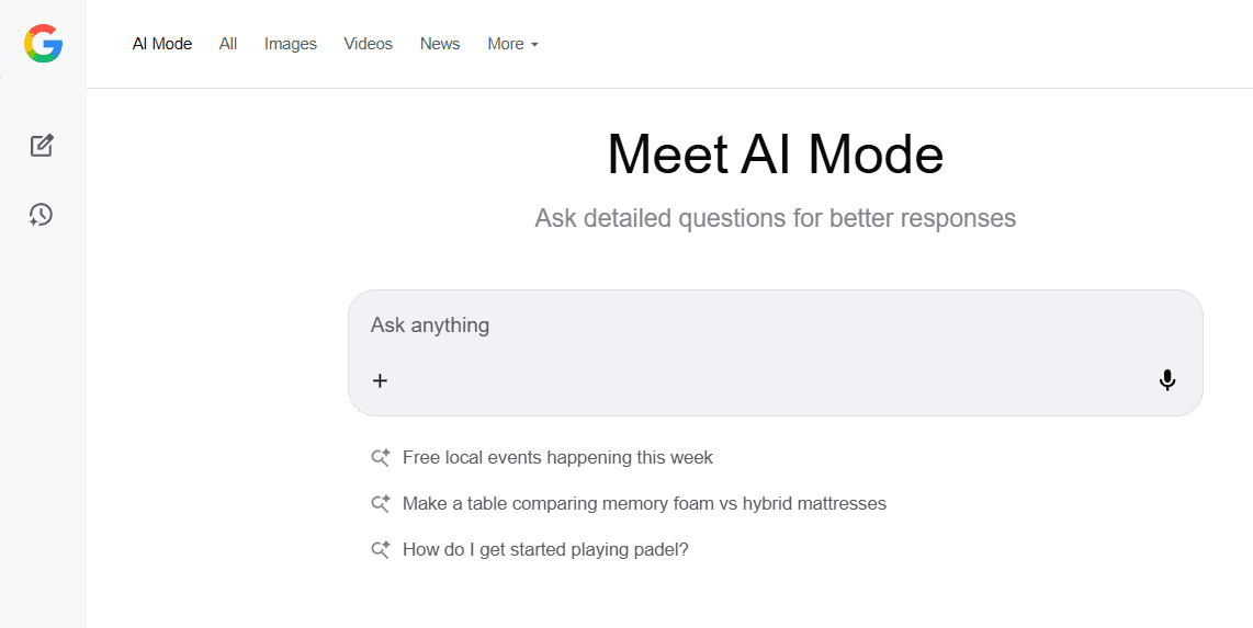 Google AI Search Mode: Impact & Website Performance Optimization Image Cover